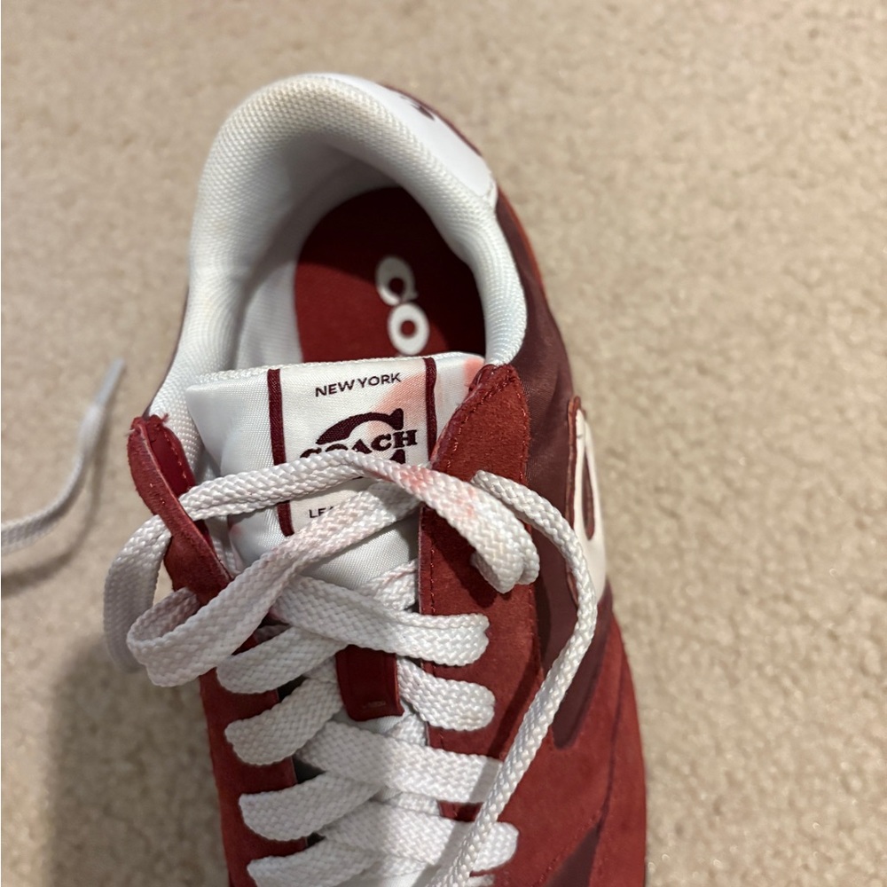 Coach Runner suede sneaker size 6B - Picture 7 of 9